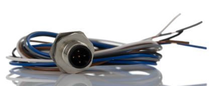 RS PRO Straight Male M12 to Unterminated Sensor Actuator Cable, 500mm [0]; 250-0741