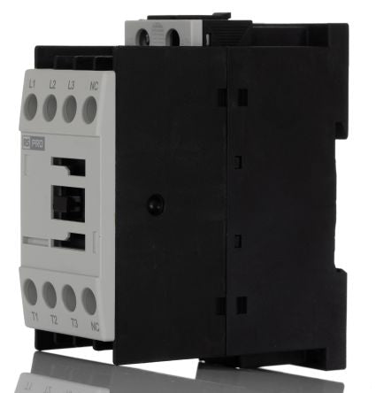 RS PRO RSPRO9-01 Contactor, 24 V dc Coil, 3-Pole, 9 A, 4 kW, 1NC, 690 V [0]; 250-8796