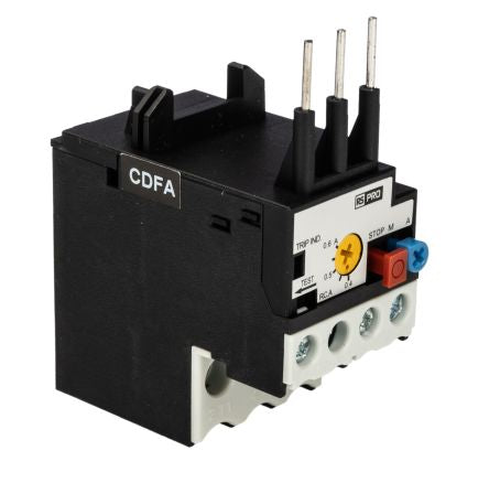 RS PRO Thermal Overload Relay 1NC/1NO, 0.6 A F.L.C, 600 mA Contact Rating, 5.4 W, 4000 V ac, RSPROOL12 [0]; 250-8879