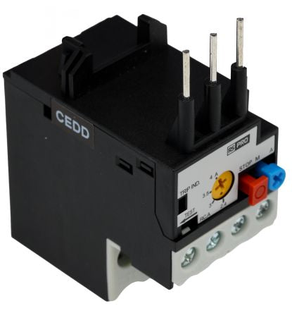 RS PRO Thermal Overload Relay 1NC/1NO, 4 A F.L.C, 4 A Contact Rating, 5.4 W, 4000 V ac, RSPROOL12 [0]; 250-8883
