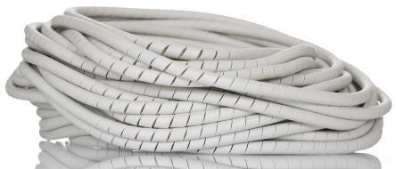 HellermannTyton Spiral Wrap, I.D 6mm, 40mm Polyethylene SBPE Series [161-41154 SBPE6 GY]; 251-7646