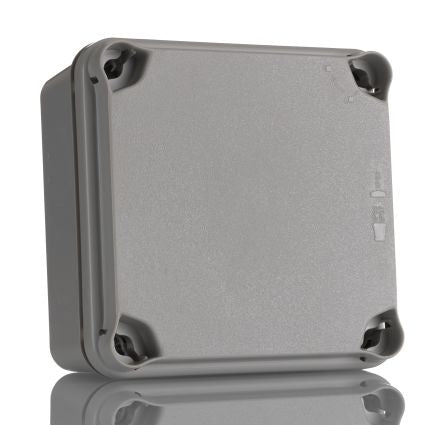 HellermannTyton EL Series Grey Polystyrene Junction Box, IP67, 108x64x108mm [EL111]; 251-7665