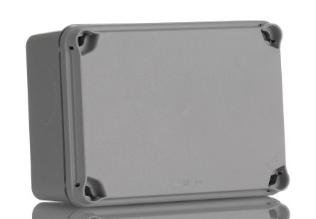 HellermannTyton EL Series Grey Polystyrene Junction Box, IP67, 162x78x116mm [EL161]; 251-7666