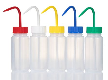 RS PRO 250ml LDPE Wide Neck Wash Bottle [0]; 251-9445