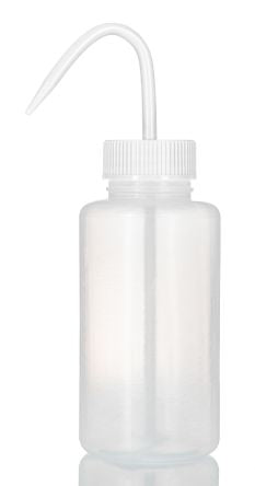 RS PRO 1L LDPE Wide Neck Wash Bottle [0]; 251-9458