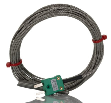 RS PRO Type K Nozzle Thermocouple 1m Length, M6 x 1mm Diameter → +350°C [0]; 252-2440