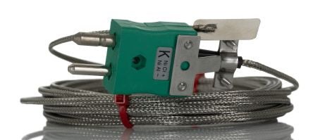 RS PRO Type K Leaf Thermocouple 5m Length, 13mm Diameter → +350°C [0]; 252-2449