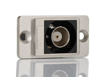 RS PRO, Jack Panel Mount BNC Connector, 50Ω, Cable Termination, Straight Body [0]; 252-2992