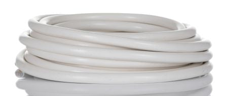 RS PRO Mains 0.75 mm² 3 Core Power Cable, White PVC, 5m [0]; 253-7011