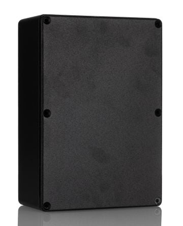 Hammond 1550 Series Black Die Cast Aluminium Junction Box, IP54, 171 x 121 x 51mm [1550EBK]; 253-9527
