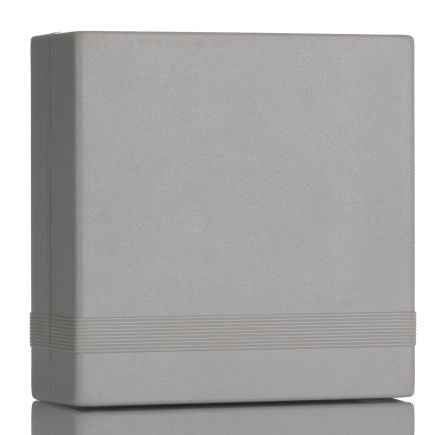 Hammond 1598 Grey ABS Instrument Case, 134 x 135 x 50mm [1598BSGYPBK]; 254-2798