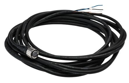Omron Straight Female M12 to Unterminated Sensor Cable, 5m [XS2F-M12PVC4S5M]; 254-3471