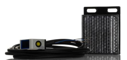 RS PRO Transparent Bottle Detection Photoelectric Sensor, Block Sensor, 0.5 m Detection Range [0]; 254-3639