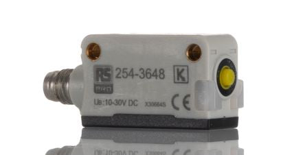 RS PRO Light Convergent Reflection Photoelectric Sensor, Block Sensor, 5 cm Detection Range [0]; 254-3648