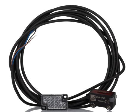 RS PRO Retroreflective Photoelectric Sensor, Block Sensor, 0.25 m Detection Range [0]; 254-3722