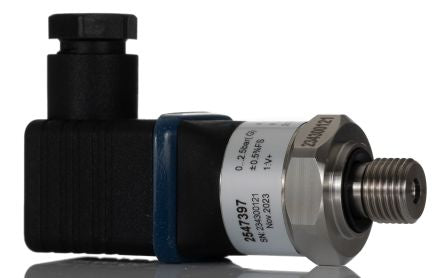 RS PRO Pressure Sensor, 0bar Min, 2.5bar Max, Gauge Reading [0]; 254-7397