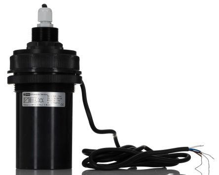 RS PRO Ultrasonic Level Sensor, 0 - 10 V Output, Threaded, ABS/PVDF Body [0]; 256-5737
