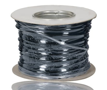 RS PRO Black 1.5mm² Hook Up Wire, 16 AWG, 27/0.25 mm, 100m, PVC Insulation [0]; 256-7027