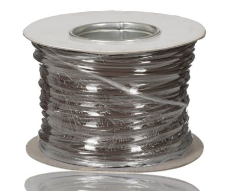 RS PRO Brown 1.5mm² Hook Up Wire, 16 AWG, 27/0.25 mm, 100m, PVC Insulation [0]; 256-7029