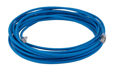 HellermannTyton Connectivity, 10m Cat6a, Blue RJ45 to RJ45, S/FTP, Terminated [RJ45C6ABL-10.0M]; 261-5362