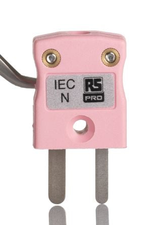 RS PRO Miniature Thermocouple Connector for Use with Thermocouple, 4mm Probe, IEC, RoHS Compliant Standard [0]; 262-3128