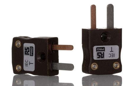 RS PRO Miniature Thermocouple Connector for Use with Thermocouple, 4mm Probe, IEC, RoHS Compliant Standard [0]; 262-3133
