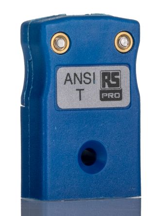 RS PRO Miniature Thermocouple Connector for Use with Thermocouple, 4mm Probe, ANSI, RoHS Compliant Standard [0]; 262-3140