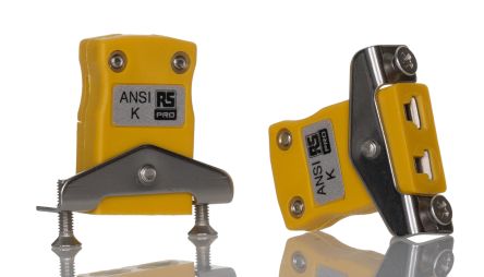 RS PRO Miniature Thermocouple Connector for Use with Thermocouple, 4mm Probe, ANSI, RoHS Compliant Standard [0]; 262-3142