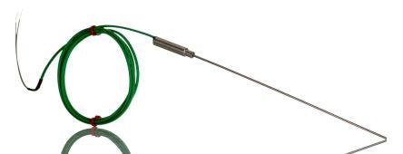 RS PRO Type K Mineral Insulated Thermocouple 1000mm Length, 1.5mm Diameter, -40°C → +1100°C [0]; 262-3263