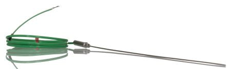 RS PRO Type K Mineral Insulated Thermocouple 250mm Length, 1.5mm Diameter, -40°C → +1100°C [0]; 262-3265