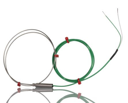 RS PRO Type K Mineral Insulated Thermocouple 500mm Length, 1mm Diameter, -40°C → +750°C [0]; 262-3271