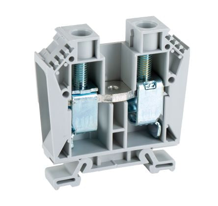 RS PRO Grey, 50mm², 1-Level, Cage Clamp Termination [0]; 262-4202