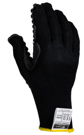 Polyco Healthline Black Anti-Vibration Precision Handling Gloves, Size 10 [876X-10]; 262-5399