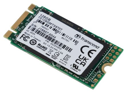 Transcend MTS570T M.2 (2242) 128 GB Internal SSD [TS128GMTS570T]; 262-9680