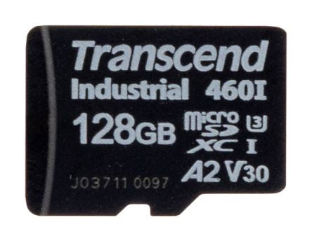 Transcend 128 GB Industrial MicroSD Micro SD Card [TS128GUSD460I]; 262-9689