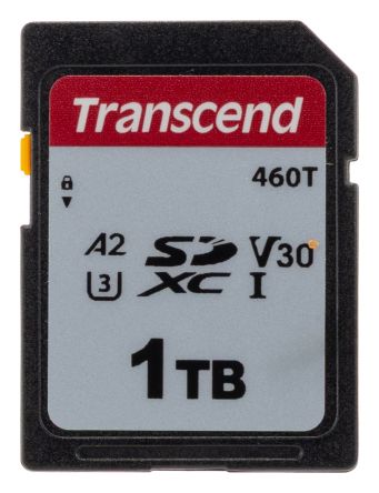 Transcend 1 TB Industrial SDXC SD Card [TS1TSDC460T]; 262-9707