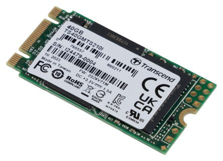 Transcend MTS210I M.2 (2242) 40 GB Internal SSD [TS40GMTS210I]; 262-9742