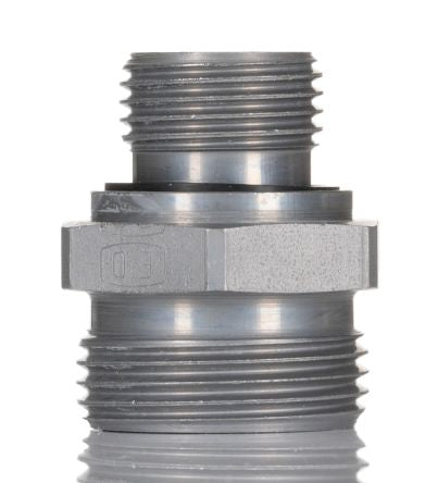 Parker Straight Tube to Port Male 24° DIN Cone to Male BSPP, GE22LR1/2EDOMDCF [GE22LR1/2EDOMDCF]; 263-3207
