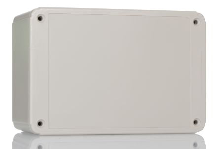 Hammond RL Series Grey ABS General Purpose Enclosure, IP54, Flanged, Grey Lid, 60 x 100 x 150mm [RL6435]; 263-3675