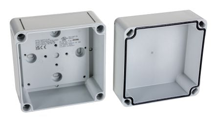 Rittal PK Series Polycarbonate Wall Box, IP66, 110 mm x 110 mm x 90mm [9507000]; 263-3807