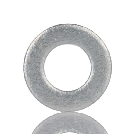 RS PRO Galvanised Steel Plain Form A Washers, M10, DIN 125A [0]; 264-5837