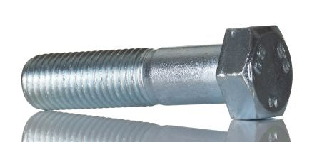 RS PRO Bright Zinc Plated Steel, Hex Bolt, M16 x 65mm [0]; 264-6395