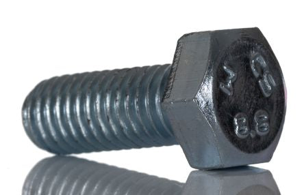 RS PRO Bright Zinc Plated Steel, Hex Bolt, M8 x 20mm [0]; 264-6399
