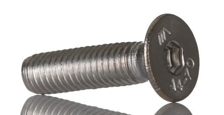 RS PRO Plain Stainless Steel Hex Socket Countersunk Screw, ISO 10642, M5 x 20mm [0]; 264-6464
