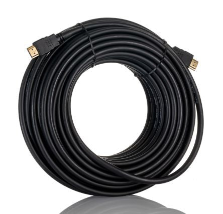 RS PRO, 20m Male HDMI to Male HDMI High Speed 4K [0]; 264-6582