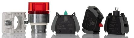 RS PRO Knob Selector Switch - (1NC/1NO) 30mm Cutout Diameter, Illuminated 2 Positions [0]; 265-7649