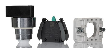 RS PRO Knob Selector Switch - (1NO) 30mm Cutout Diameter, Illuminated 2 Positions [0]; 265-7654