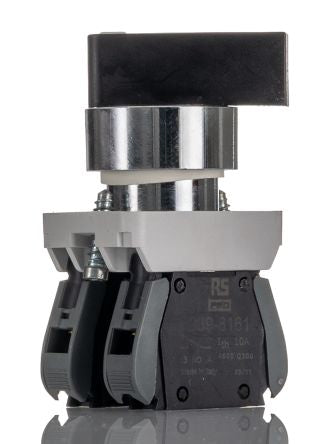 RS PRO Knob Selector Switch - (1NO) 30mm Cutout Diameter, Illuminated 3 Positions [0]; 265-7655