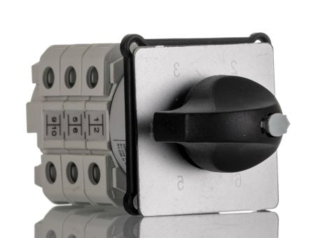 RS PRO, SP 6 Position 30° Multi Step Cam Switch, 500V ac, 16A, Knob Actuator [0]; 265-7673