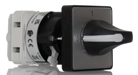 RS PRO, DP 2 Position 90° Rotary Cam Switch, 500V ac, 25A, Knob Actuator [0]; 265-7677
